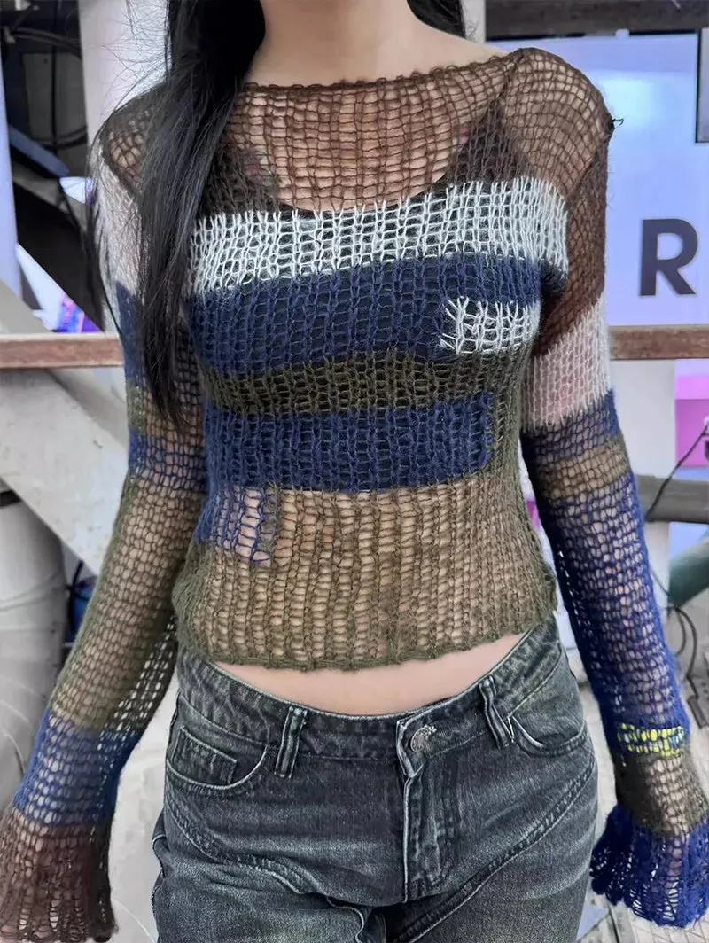 Crop Tops Vintage Grunge Mode für den alternativen Look**