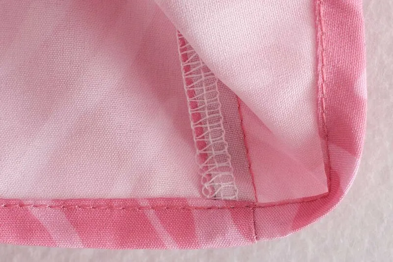 PRINT BOW TIE SASHES BLOUSE
