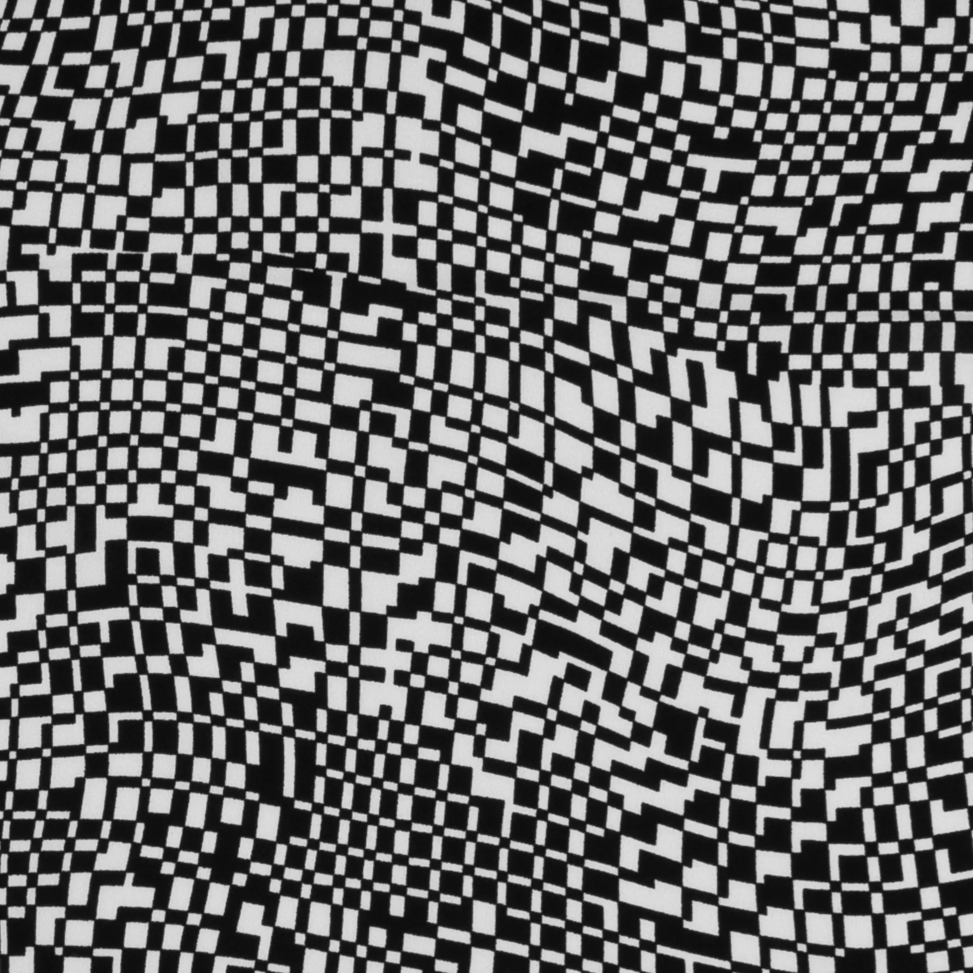 Printed Crepe Knit - TRICIA - 003 - Black