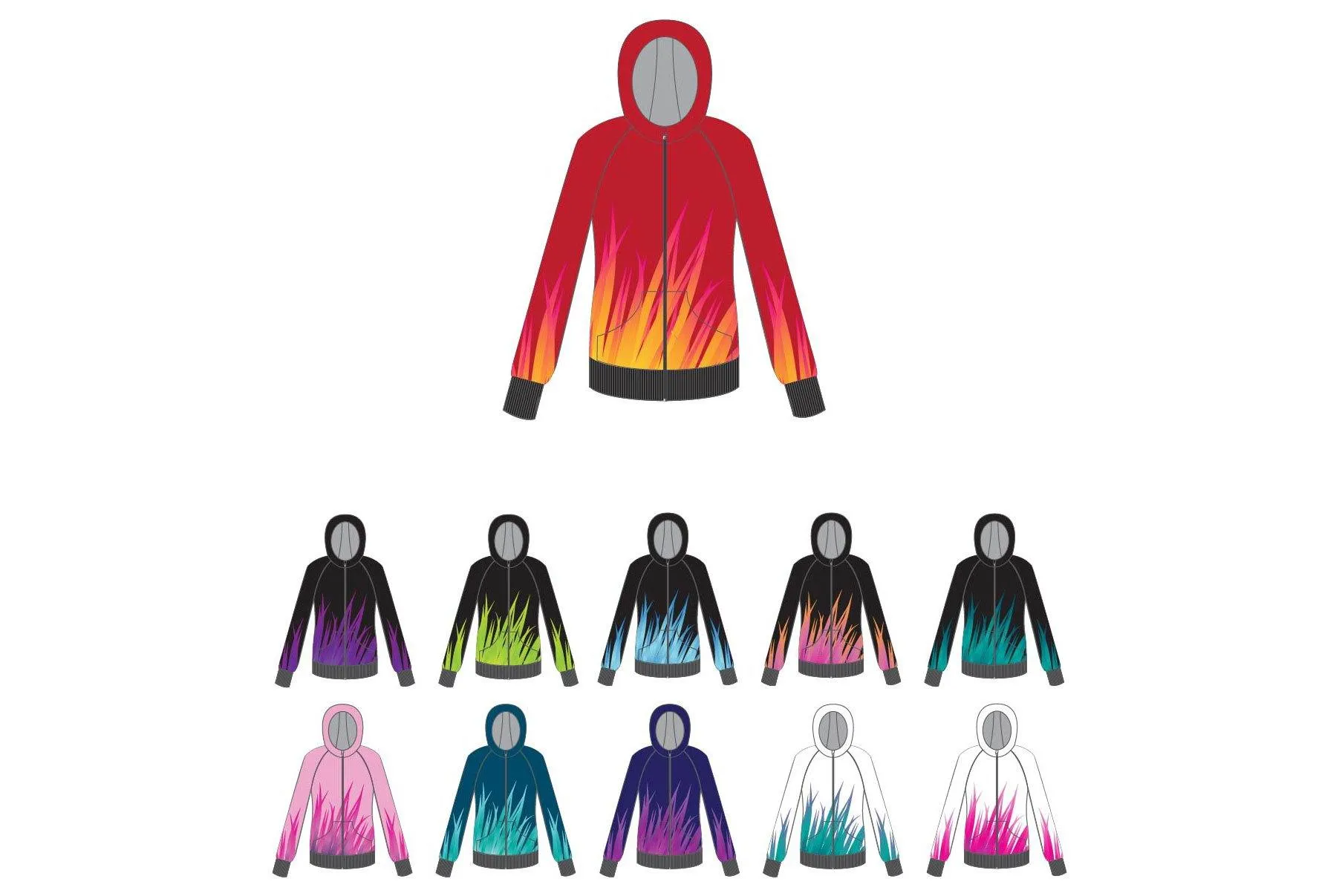 Starburst Full Zip Hoody