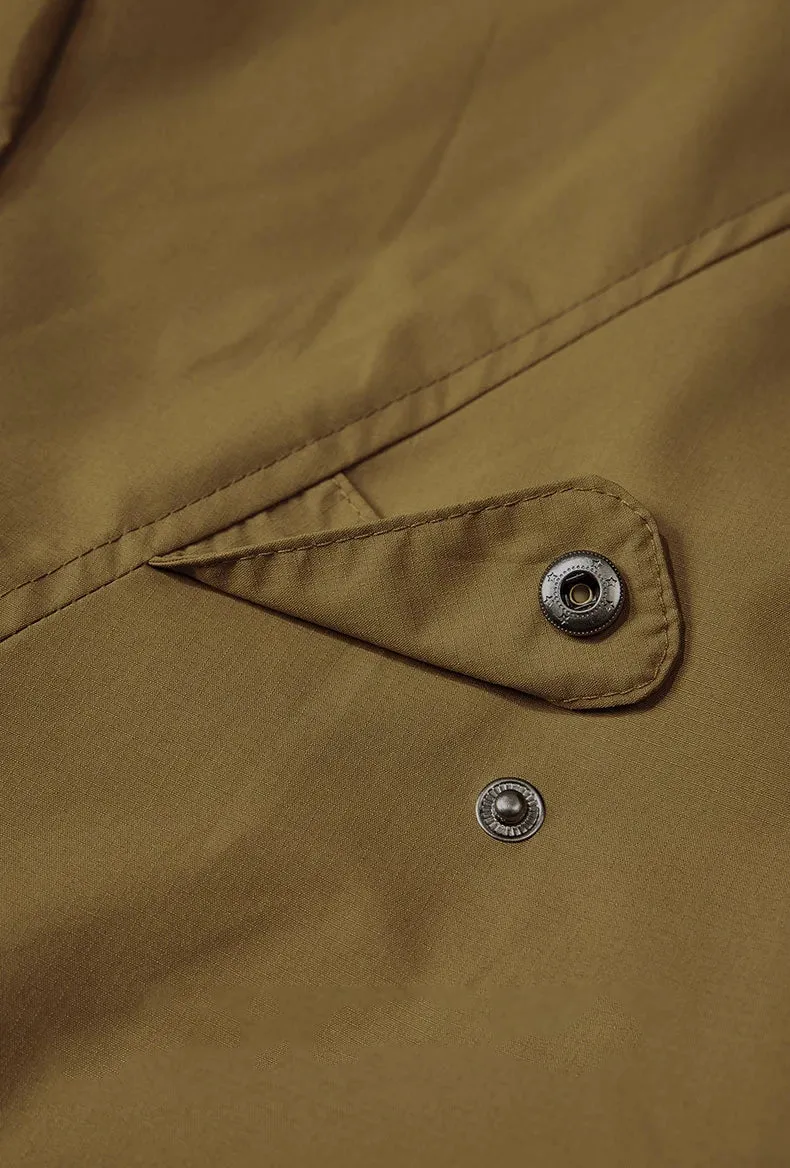 Wind and Waterproof Jacket (with mini compass on zip) in Green Color