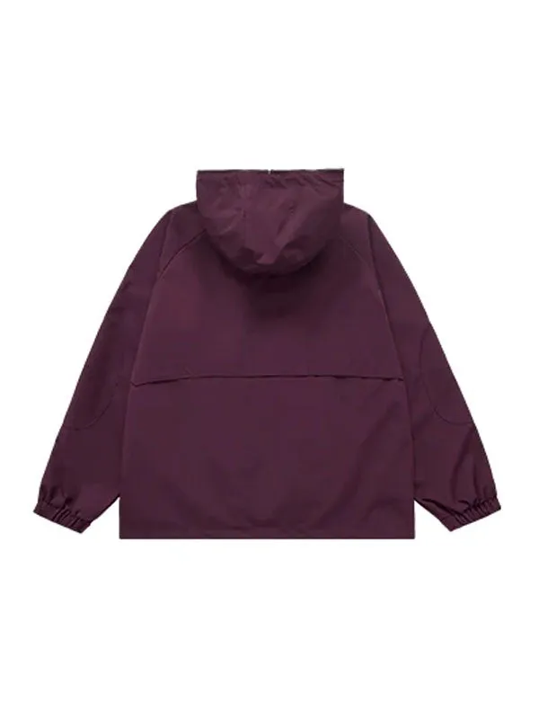 Windbreaker Jacket in Purple Color