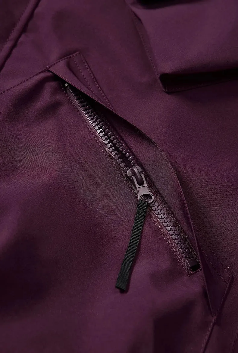 Windbreaker Jacket in Purple Color
