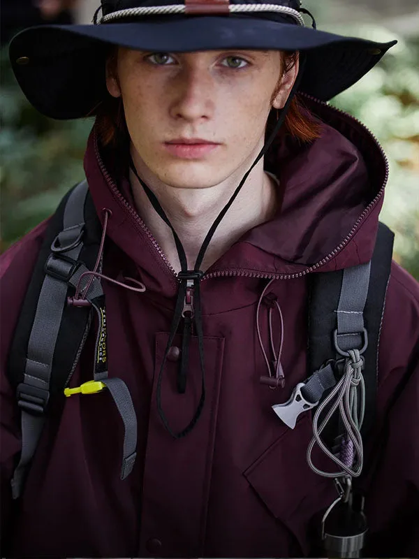 Windbreaker Jacket in Purple Color