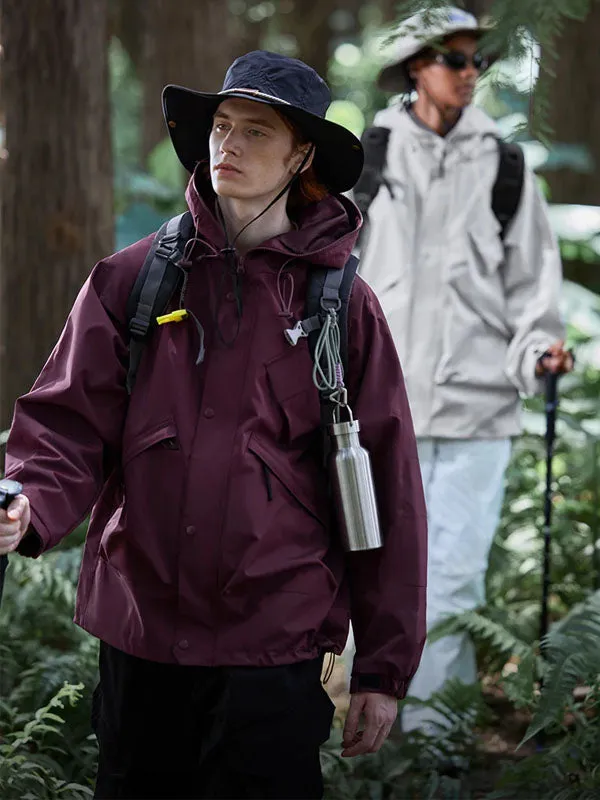 Windbreaker Jacket in Purple Color