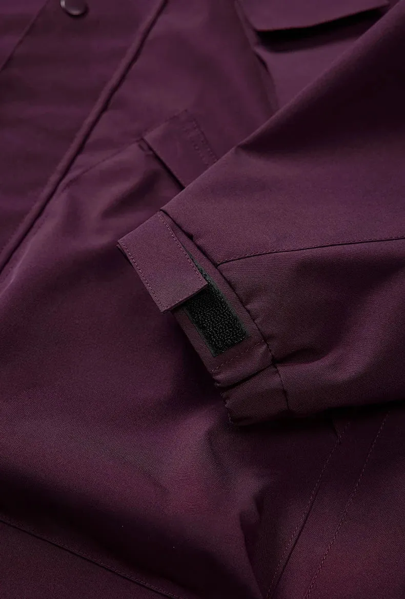 Windbreaker Jacket in Purple Color