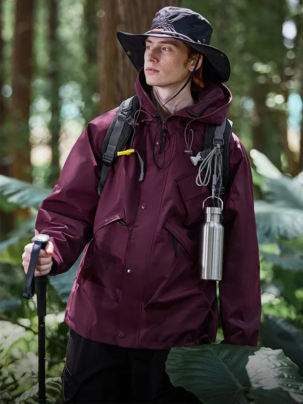 Windbreaker Jacket in Purple Color