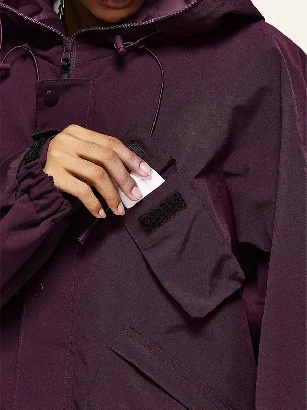 Windbreaker Jacket in Purple Color