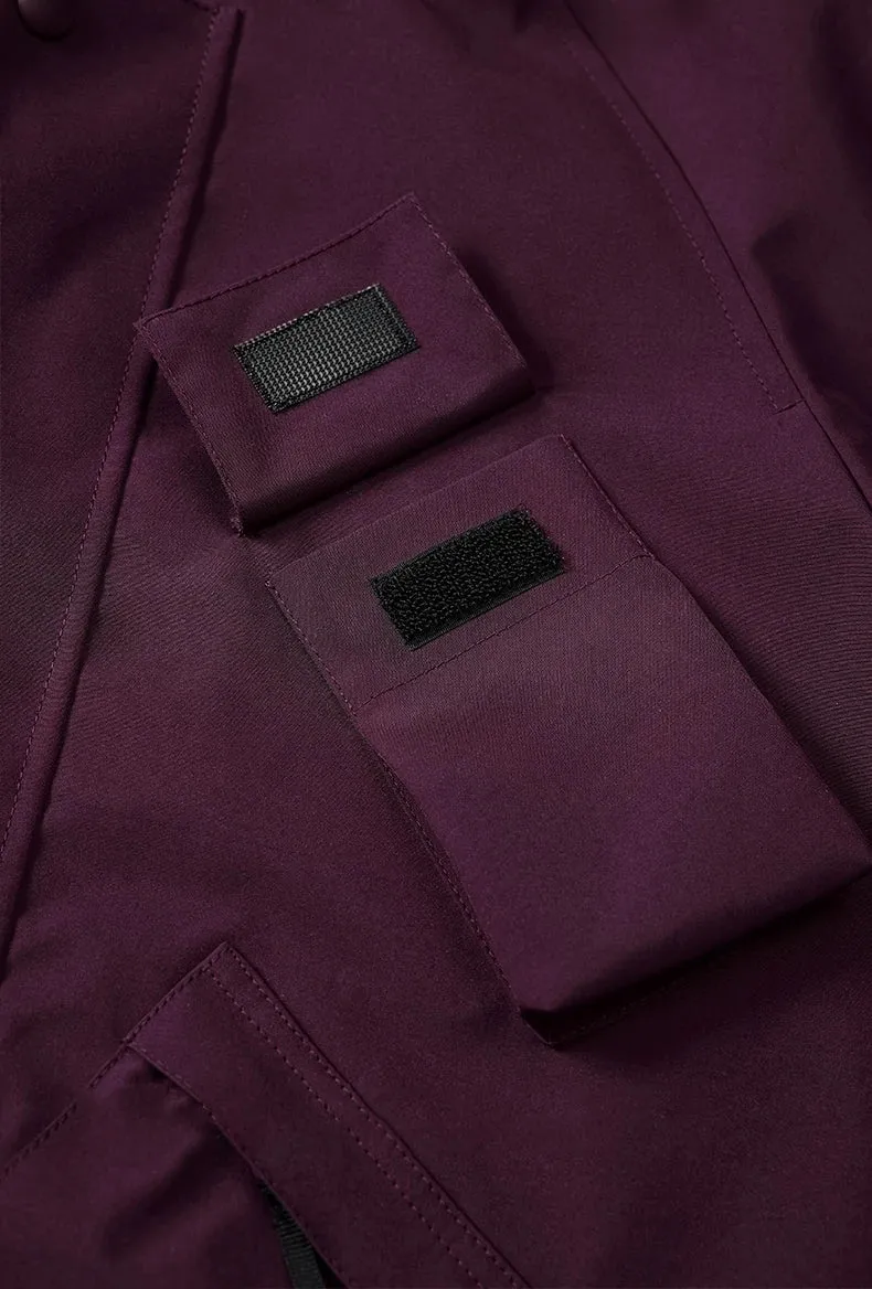 Windbreaker Jacket in Purple Color