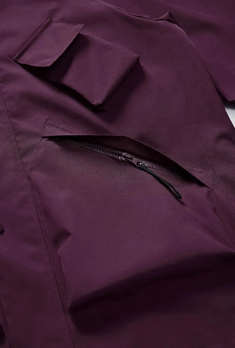 Windbreaker Jacket in Purple Color