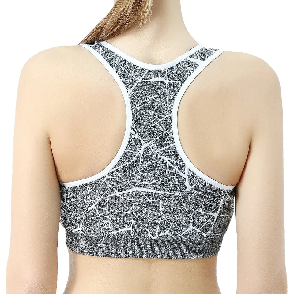 YOOY  Women's Push-up Athletic Yoga Top Active Wear