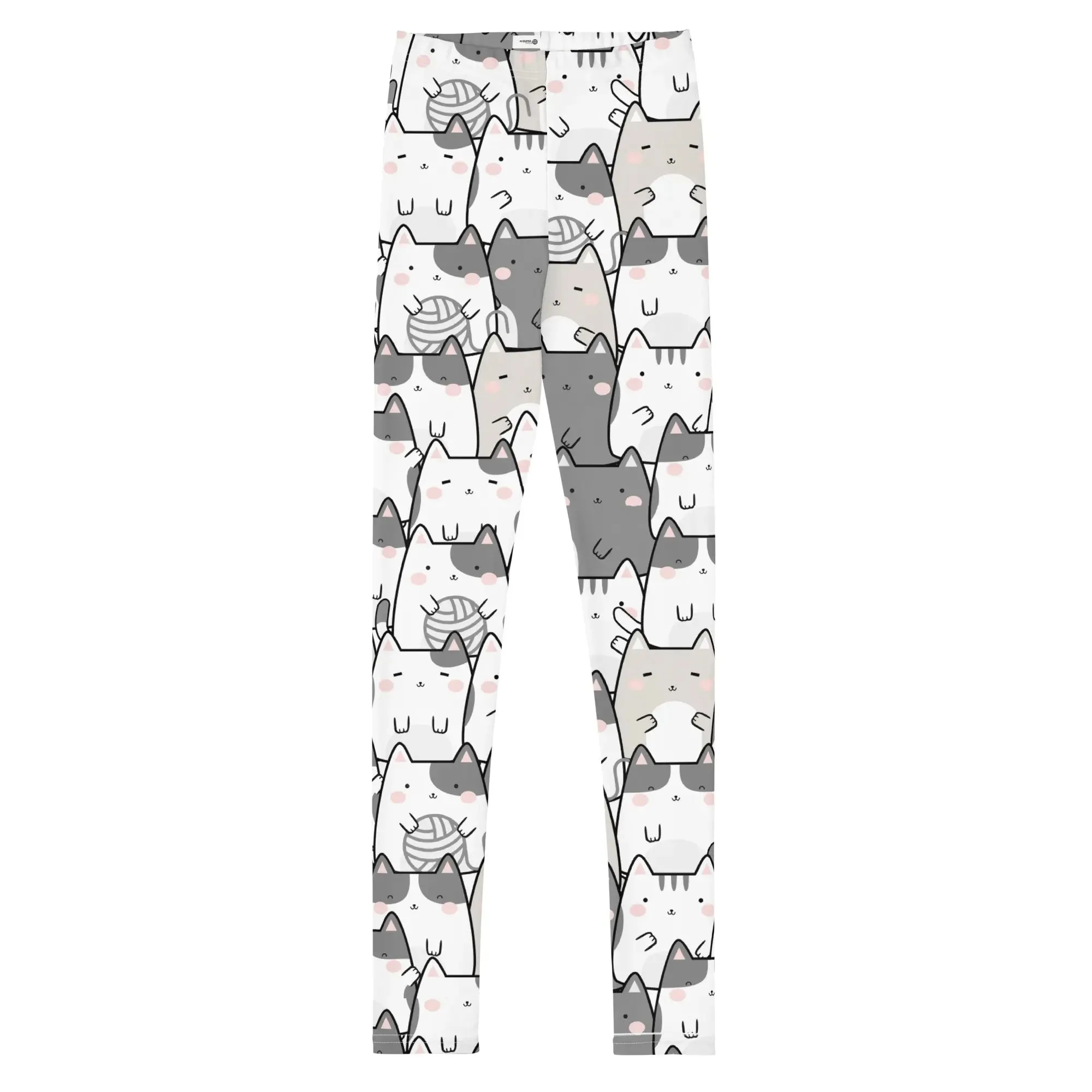 Youth Leggings "Vanilla Licorice Cats"